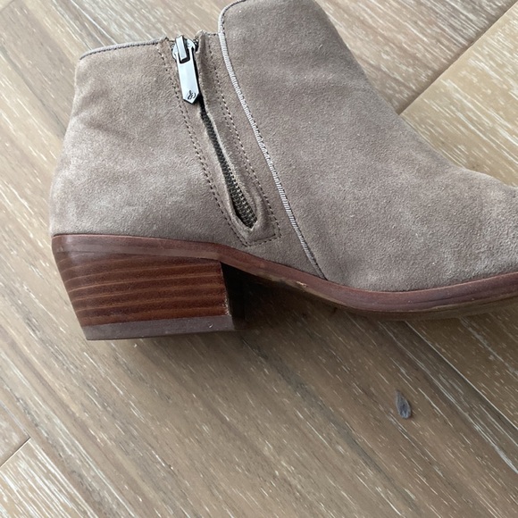 Sam Edelman Petty Suede Ankle Booties in Putty Womens Size 8.5 - Picture 7 of 10